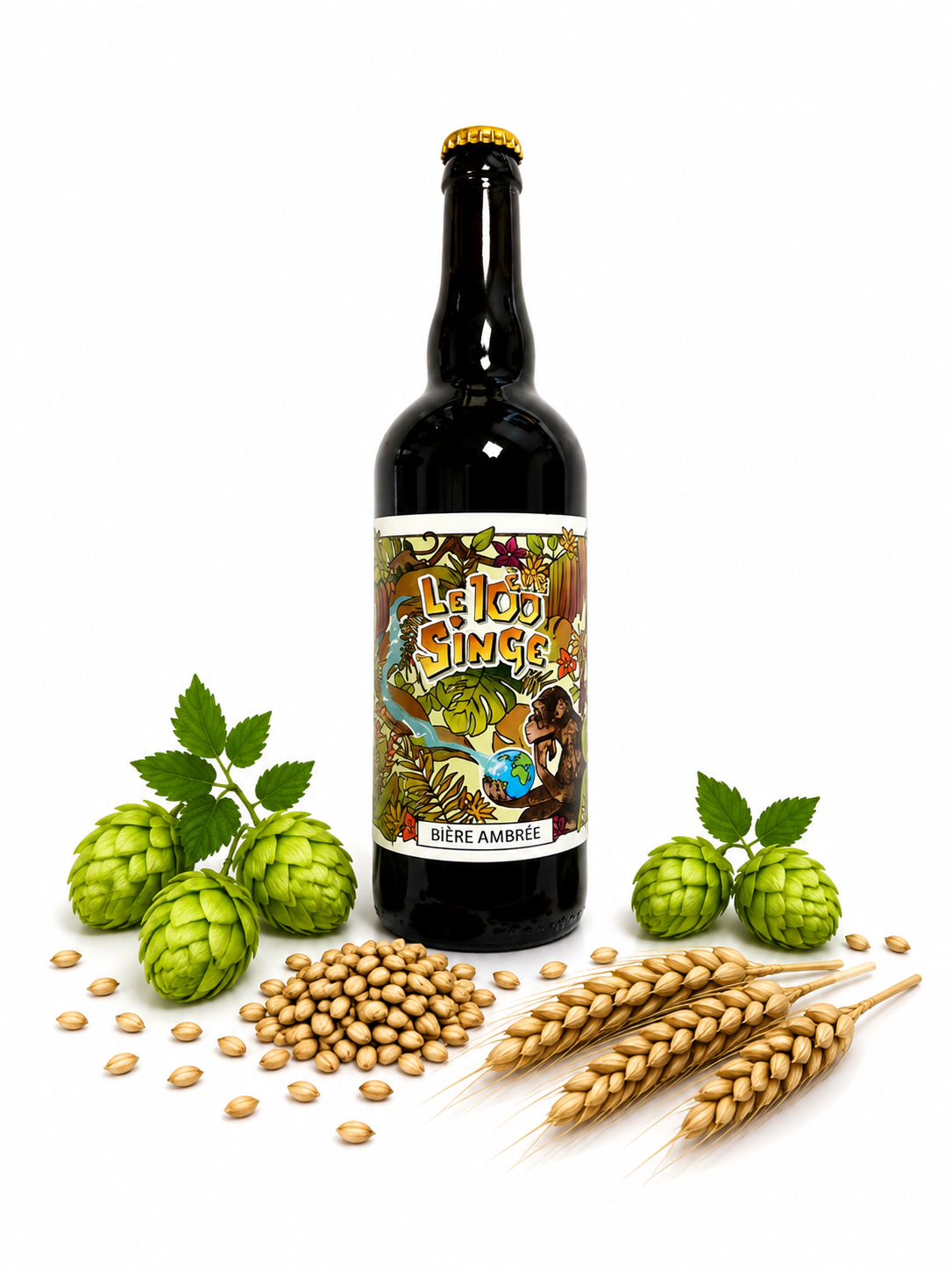 LE 100E SINGE AMBREE 7% 75CL